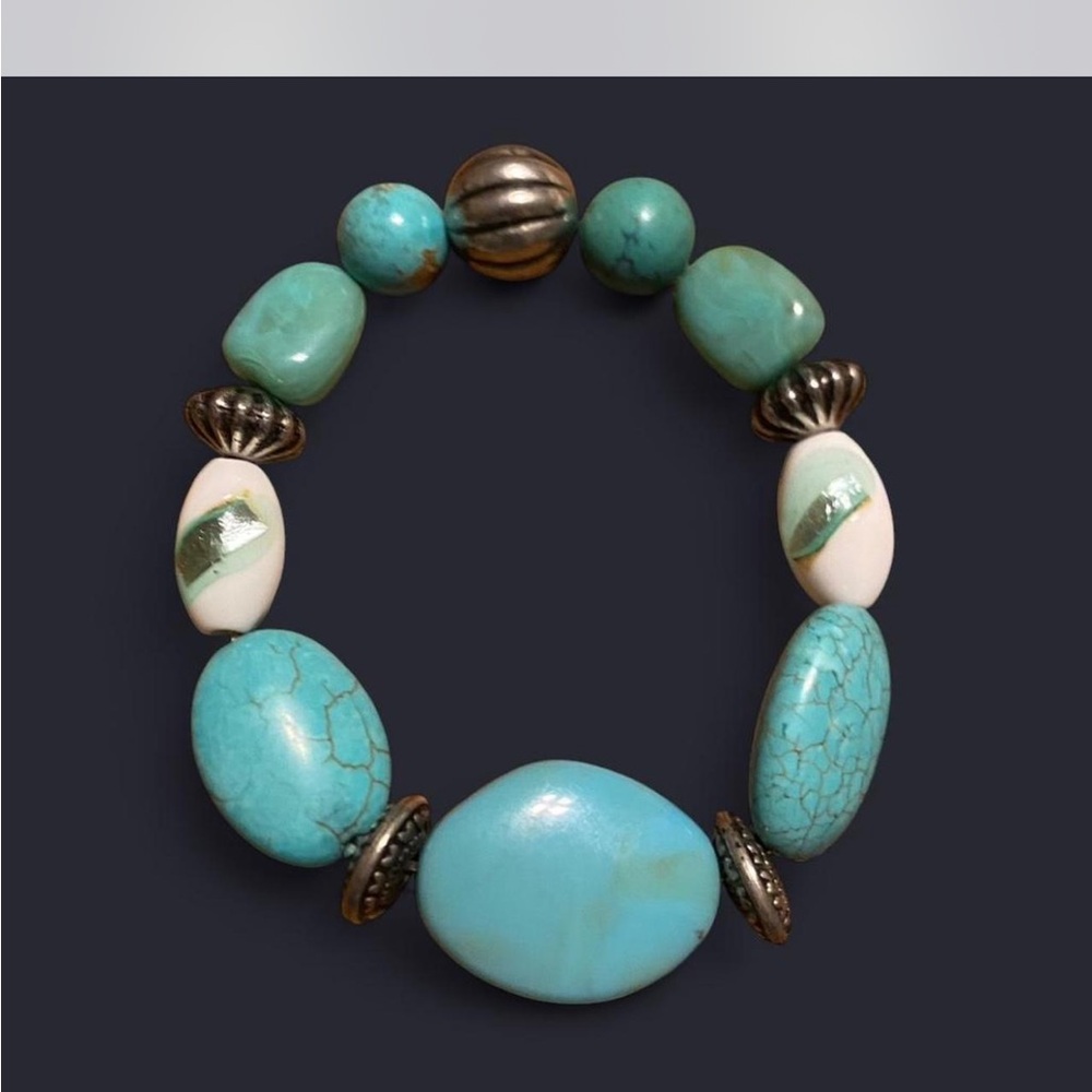Turquoise Beaded Bracelet